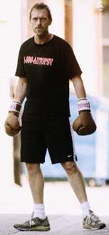 Fighting fit: Laurie at