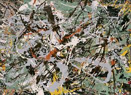 Jackson Pollock - Green Silver - via Daymix