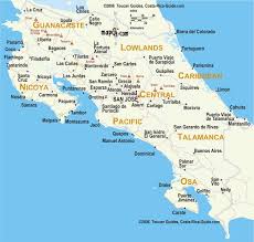 Map of Costa Rica - via Daymix