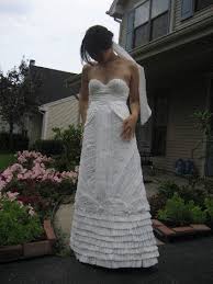 toilet paper  wedding dress  