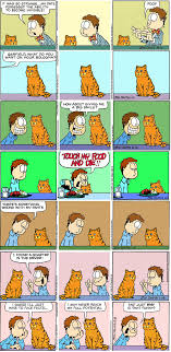 Garfield comic strip without - via Daymix