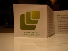 Microformats Pocket Cheat - via Daymix