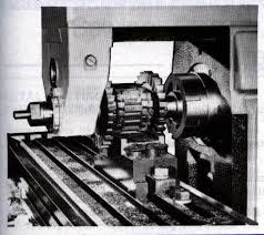 A horizontal milling machine