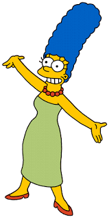 Marge waving &middot; Marge posing