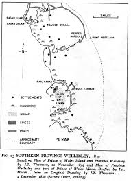 A map of Batu Kawan in 1896