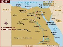 Map of Egypt - via Daymix
