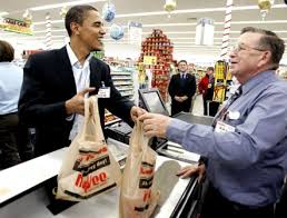 He doesnt show it here, but Obama is 