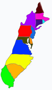 Find the colony of New York. - via Daymix