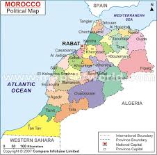 Morocco Political Map