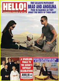 Hello Magazine:Brad and - via Daymix