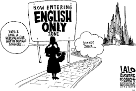 The English-only policies are