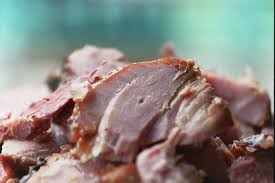 to have leftover ham after