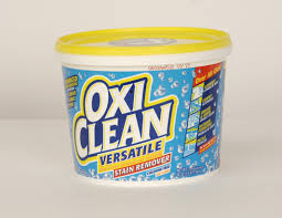 innocuous tub of Oxi Clean - via Daymix