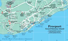 Freeport Bahamas Map - via Daymix