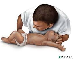CPR for  infant under 1 year 