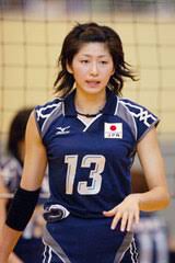 女子バレーボールの人気選手、大