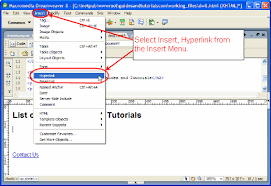 Dreamweaver Insert Hyperlink - via Daymix