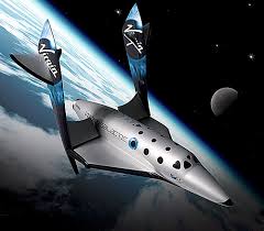 The Virgin Galactic spacecraft