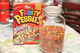 Fruity Pebbles Cereal - via Daymix