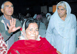      widows of BSF  personnel express      