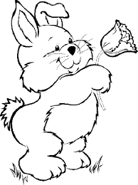   Dibujo de   amor Conejo  enamorado  