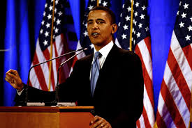 delivers speech on race