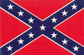      the Confederate  Rebel Flag      