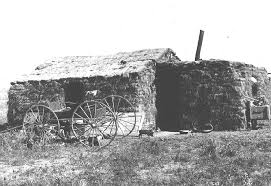 A sod house, 1901