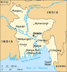  empty into the Bay of Bengal.