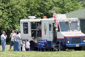   Ice cream truck   at Virginia country    