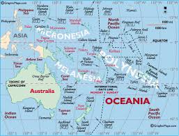 Australia Oceania countries - via Daymix