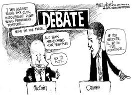 McCain Debates Himself