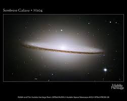 The Sombrero Galaxy from HST - via Daymix
