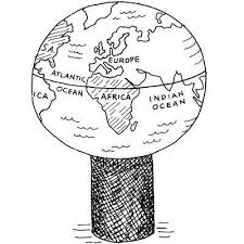 Big Round World Box Columbus Day
