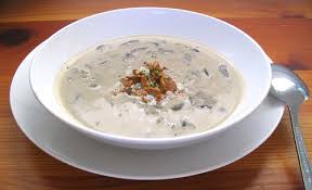 Mushroom Soup with Sauteed