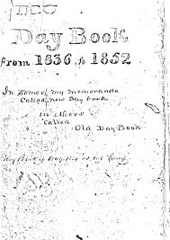 1836 Day Book Entry of  Charles B      