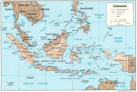       Indonesia   Shaded Relief U S    