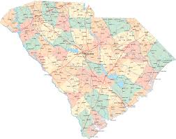 South Carolina Map > SC Road - via Daymix