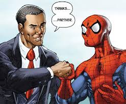 comic, spiderman obama - via Daymix
