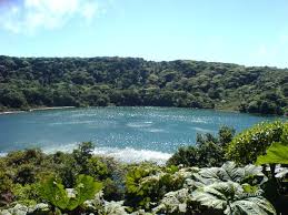 water filled crater Feb