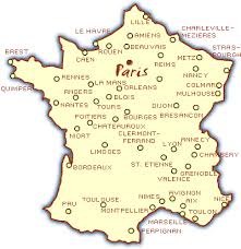France Map - France Travel Map - via Daymix