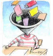 funnel for books