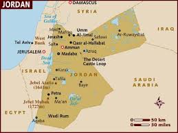 Map of Jordan - via Daymix