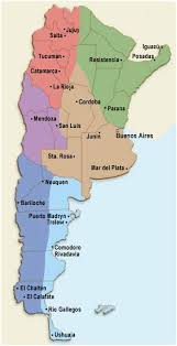 Mapa de  Argentina  