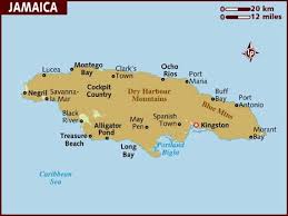 Map of Jamaica - via Daymix
