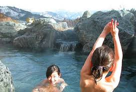 japanese bathing rotenburo