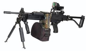 Negev machine gun (Israel) - via Daymix