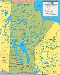 Manitoba Map &amp; Satellite Image - via Daymix