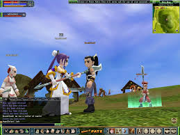   Free cartoon   style MMORPG with a    