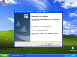     installation is  complete   and    